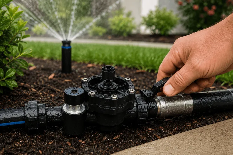 Seasonal irrigation maintenance